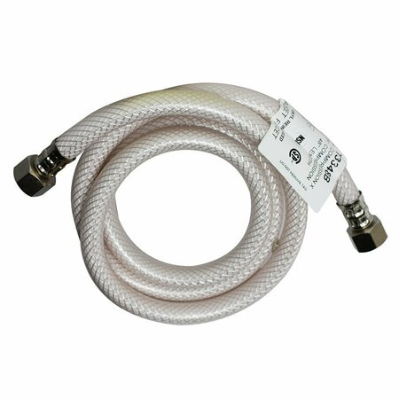 THRIFCO PLUMBING 1/2 Inch Comp x 1/2 Inch Comp Flexible Braided PVC 48 Inch Riser 4400450